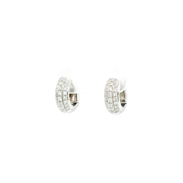 Diamond Huggie Earrings