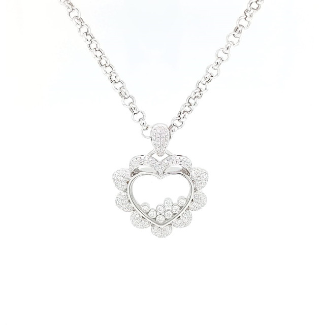 Heart Shape Diamond Pendant